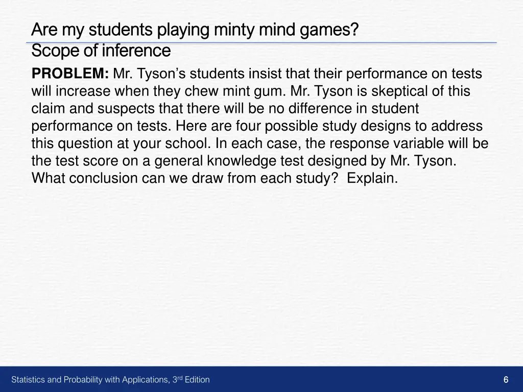 are my students playing minty mind games