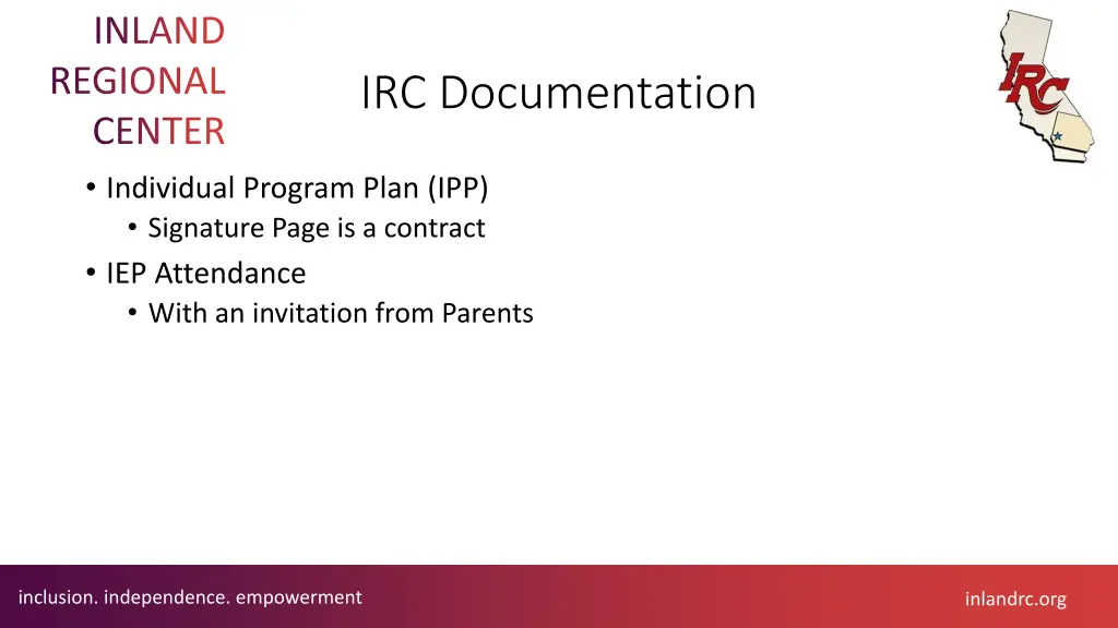 inland regional center individual program plan