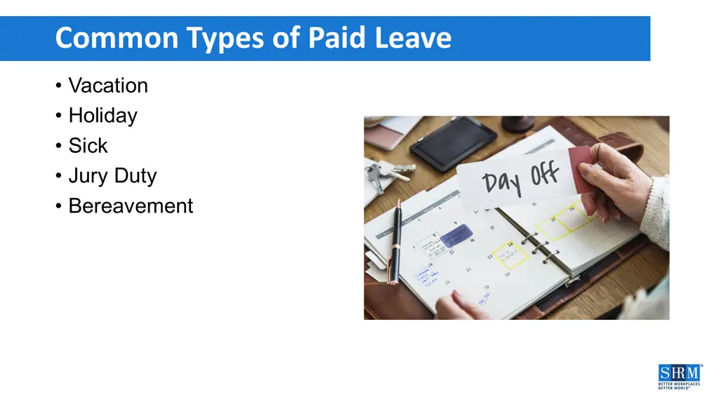common types of paid leave