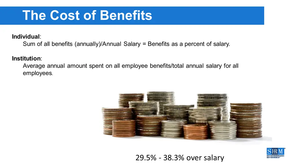 the cost of benefits