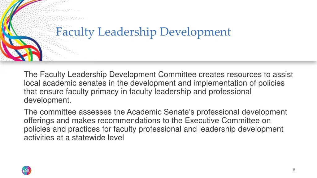 faculty leadership development