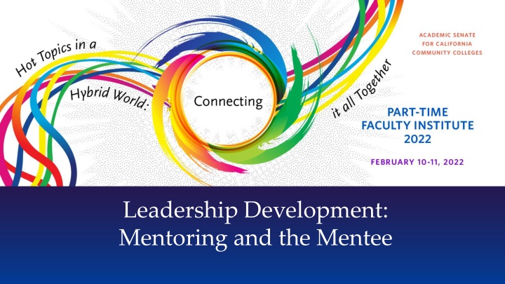 leadership development mentoring and the mentee