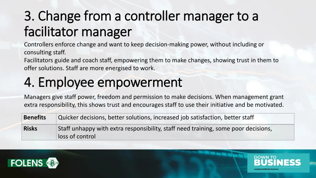 3 change from a controller manager to a 3 change