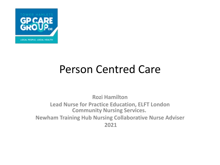 person centred care