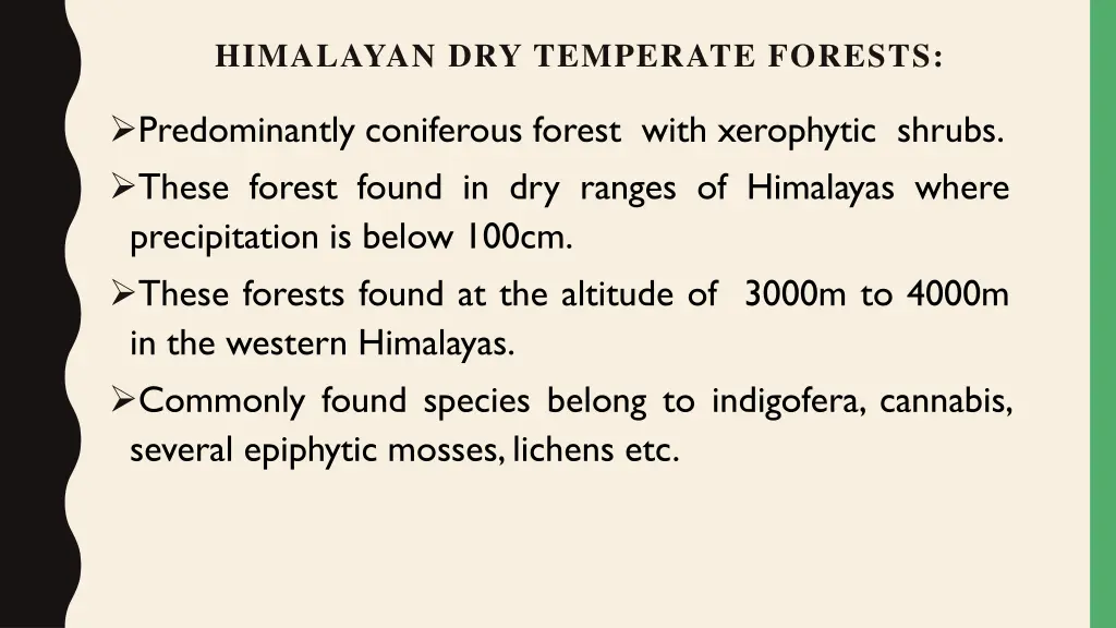 himalayan dry temperate forests