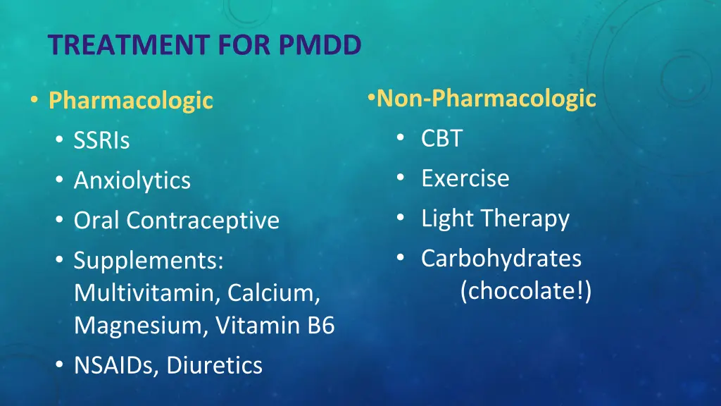 treatment for pmdd