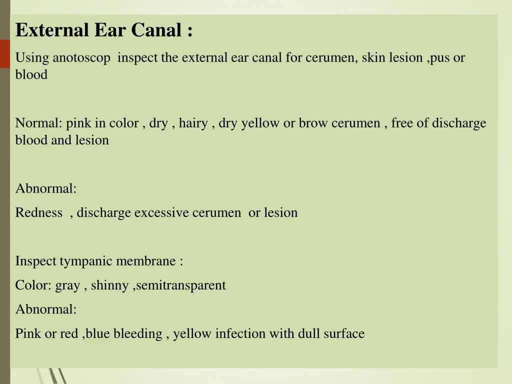 external ear canal