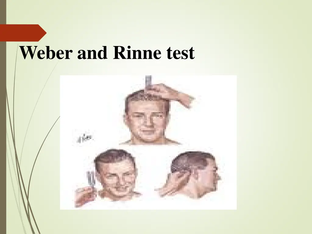 weber and rinne test