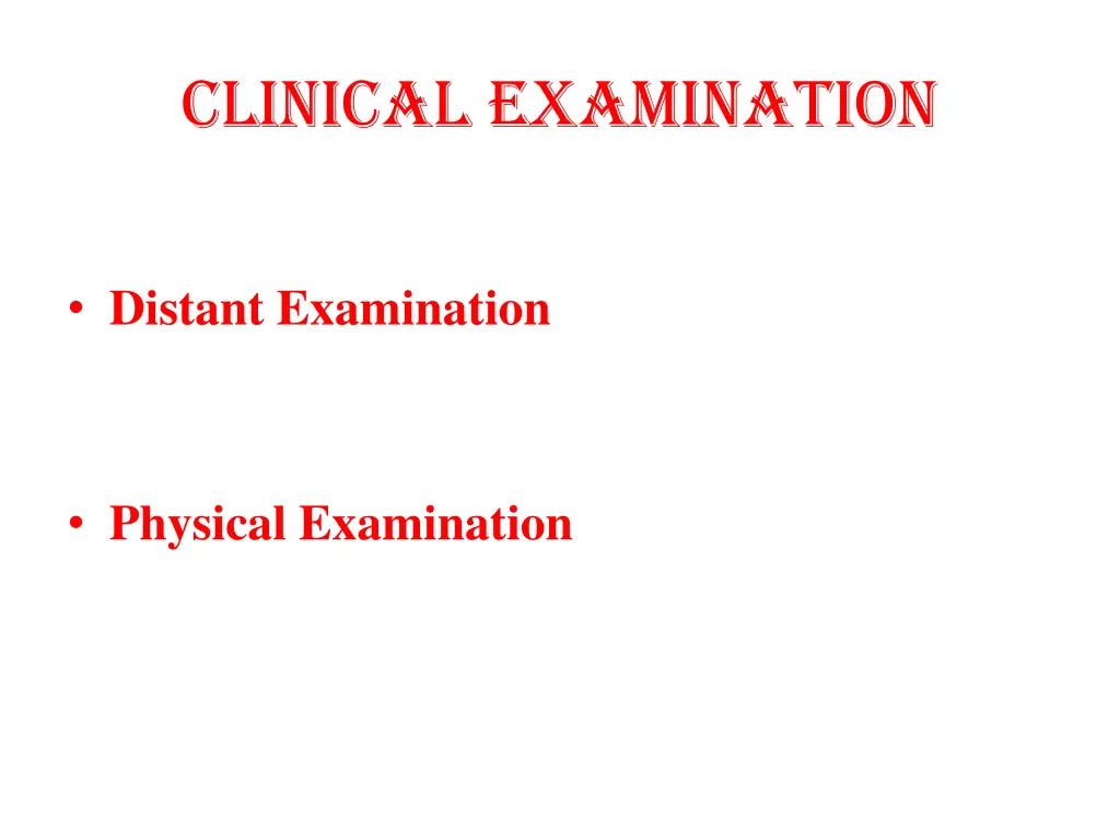 clinical examination 1