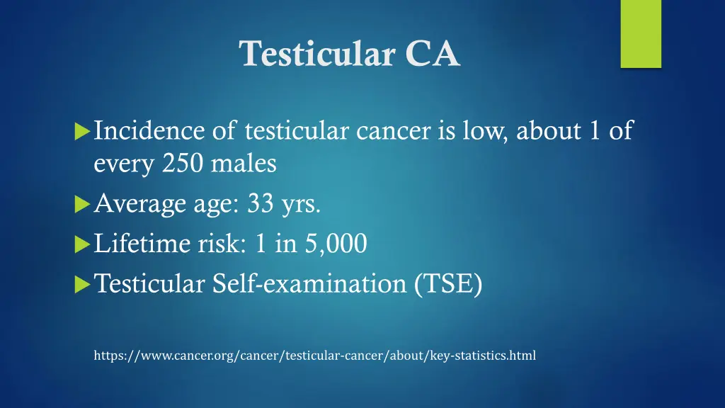 testicular ca