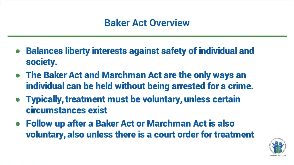 baker act overview