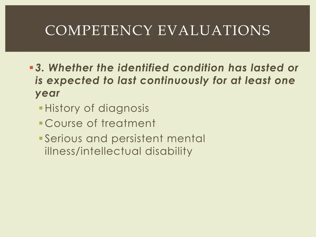 competency evaluations 3