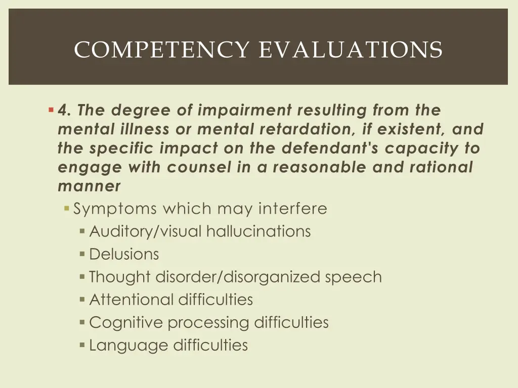 competency evaluations 4