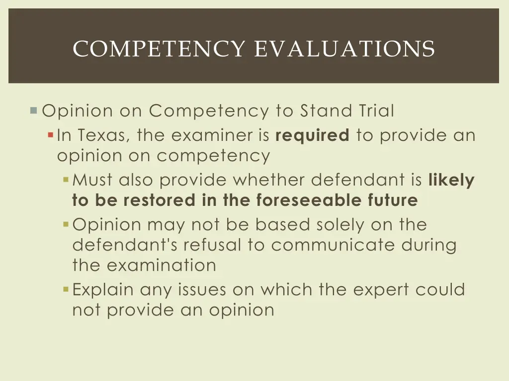 competency evaluations 6