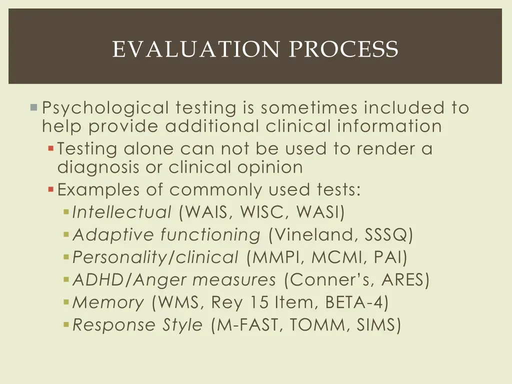 evaluation process 1