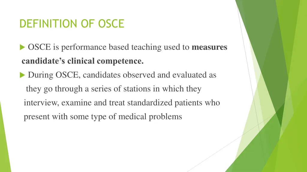 definition of osce