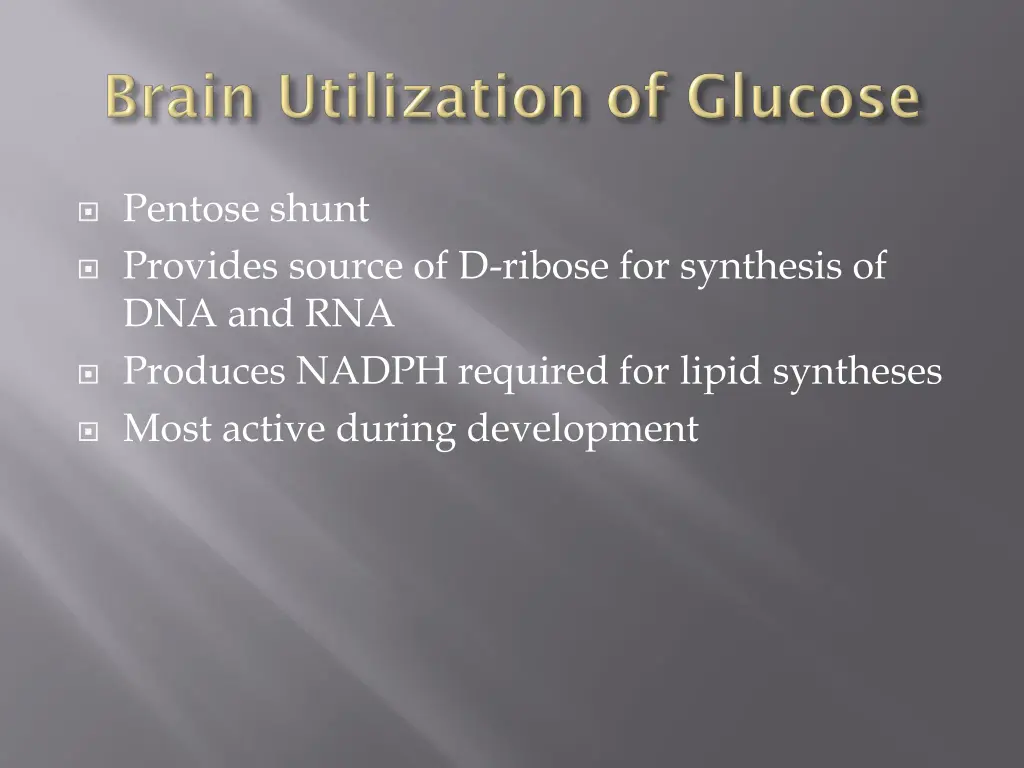 pentose shunt provides source of d ribose