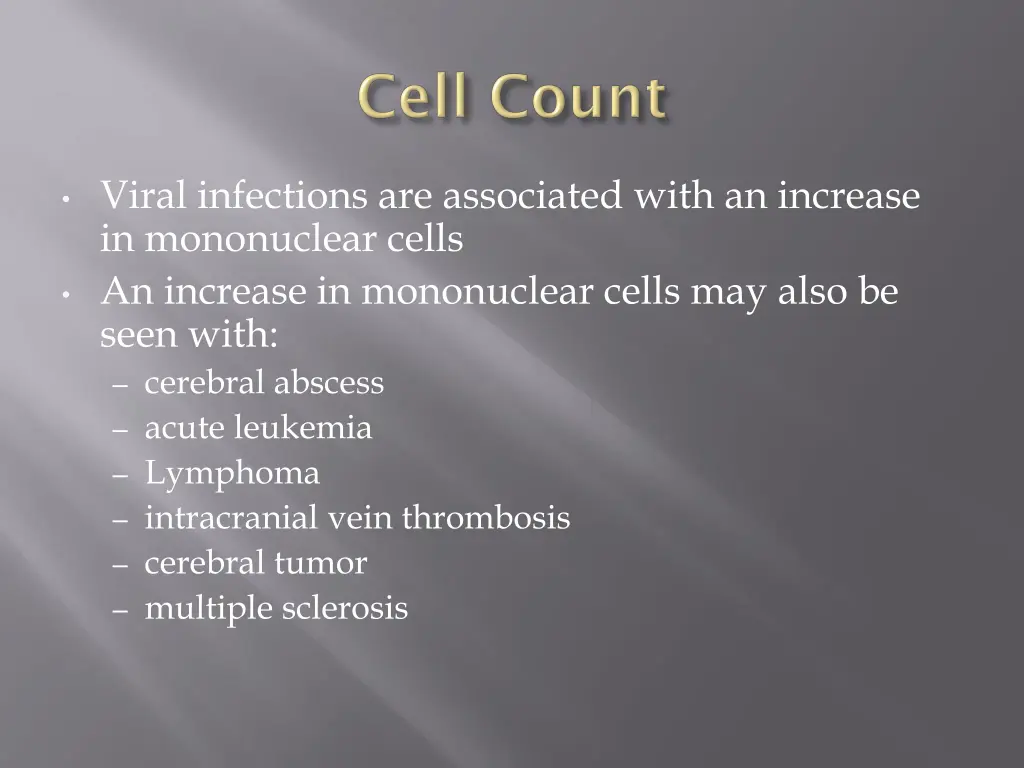 viral infections are associated with an increase