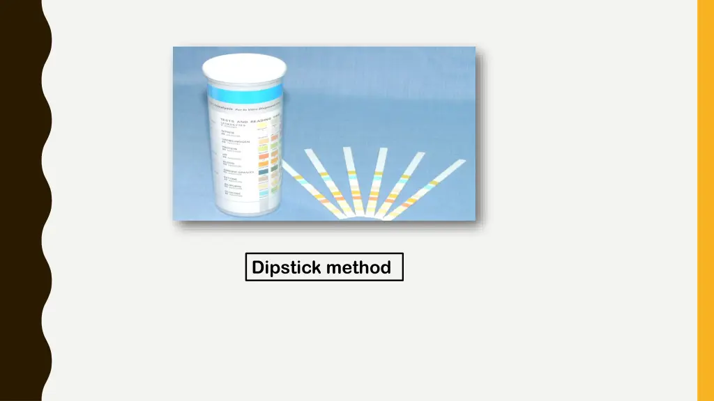 dipstick method