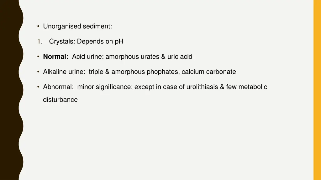 unorganised sediment