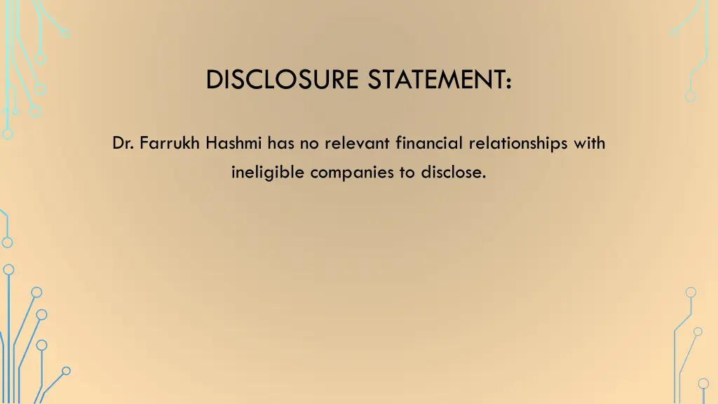 disclosure statement