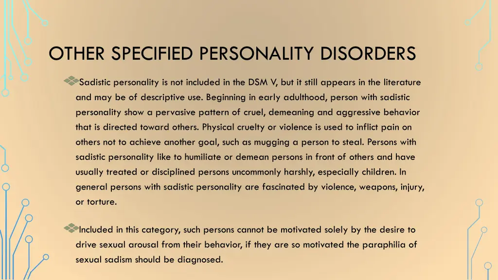 other specified personality disorders 1