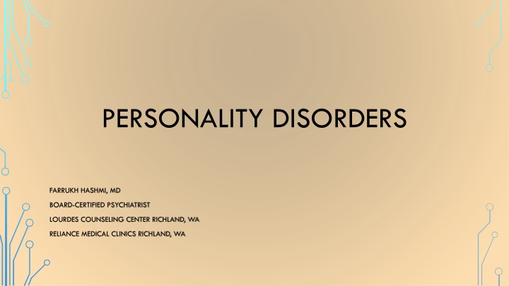 personality disorders