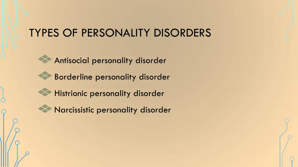 types of personality disorders 1