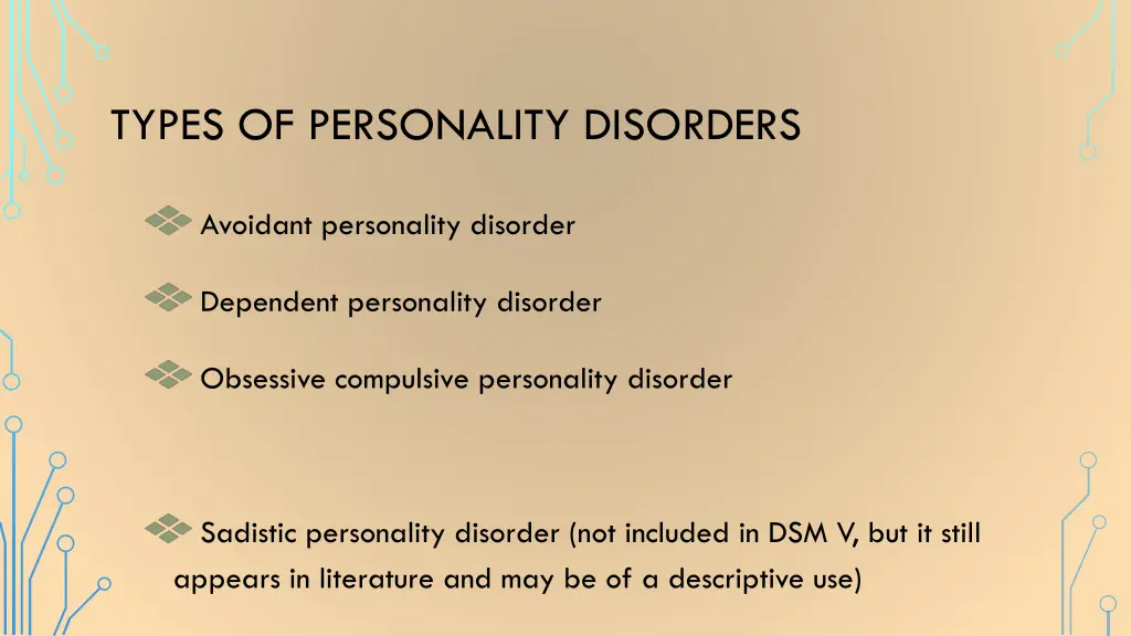 types of personality disorders 2