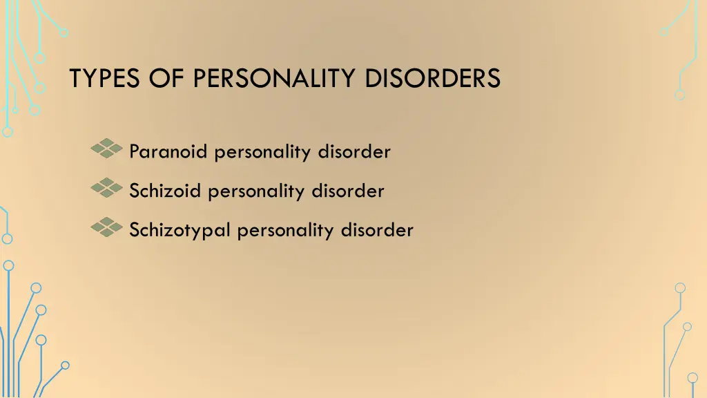 types of personality disorders