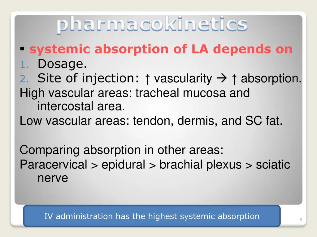 pharmacokinetics