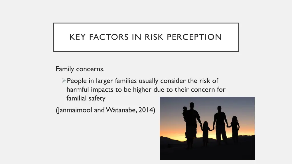 key factors in risk perception 2