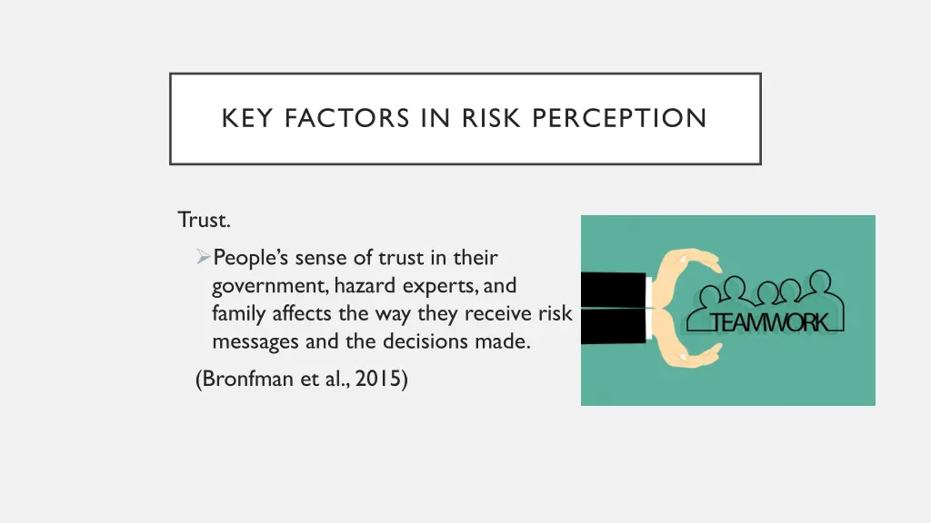 key factors in risk perception 4