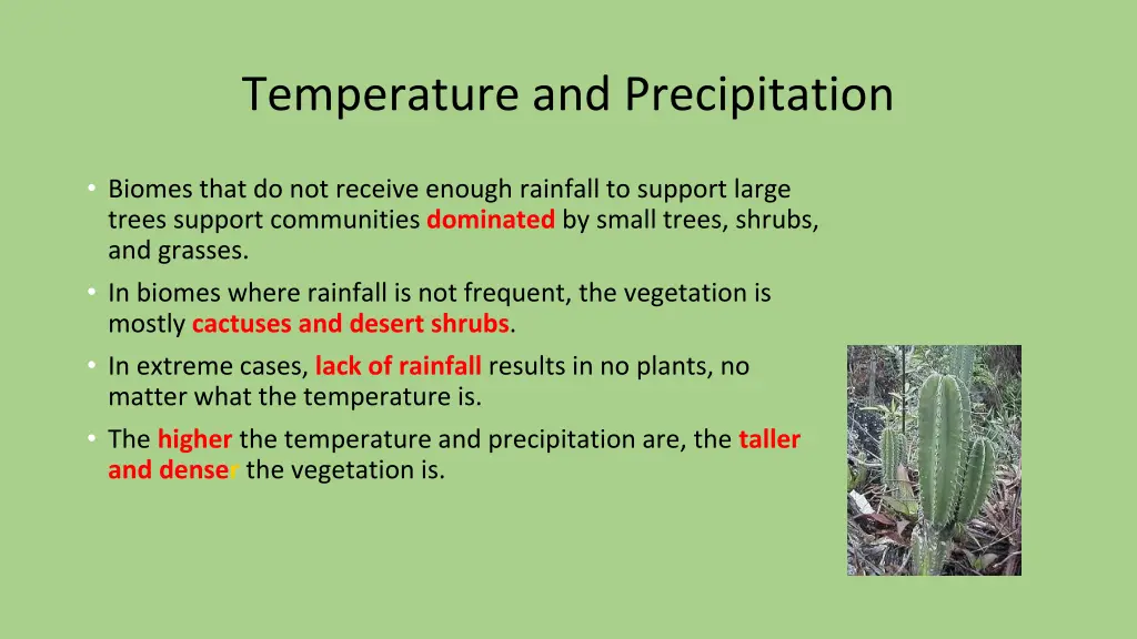 temperature and precipitation 1