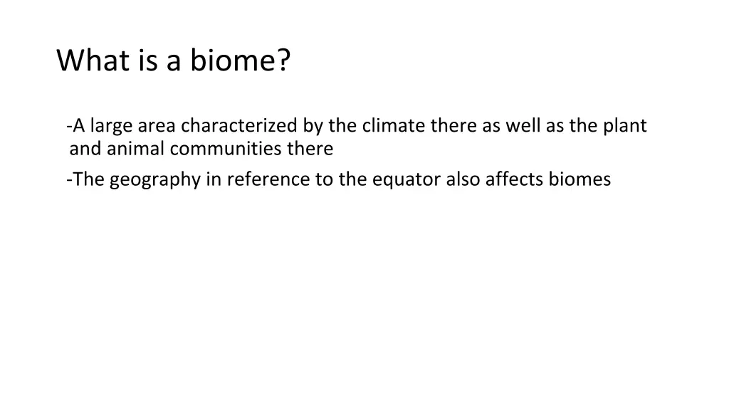 what is a biome 2