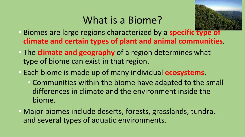 what is a biome