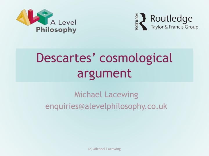 descartes cosmological argument