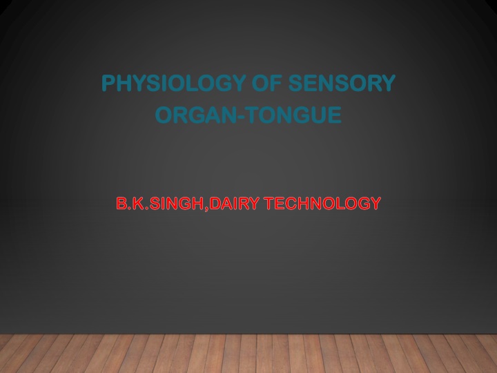 physiology of sensory physiology of sensory organ