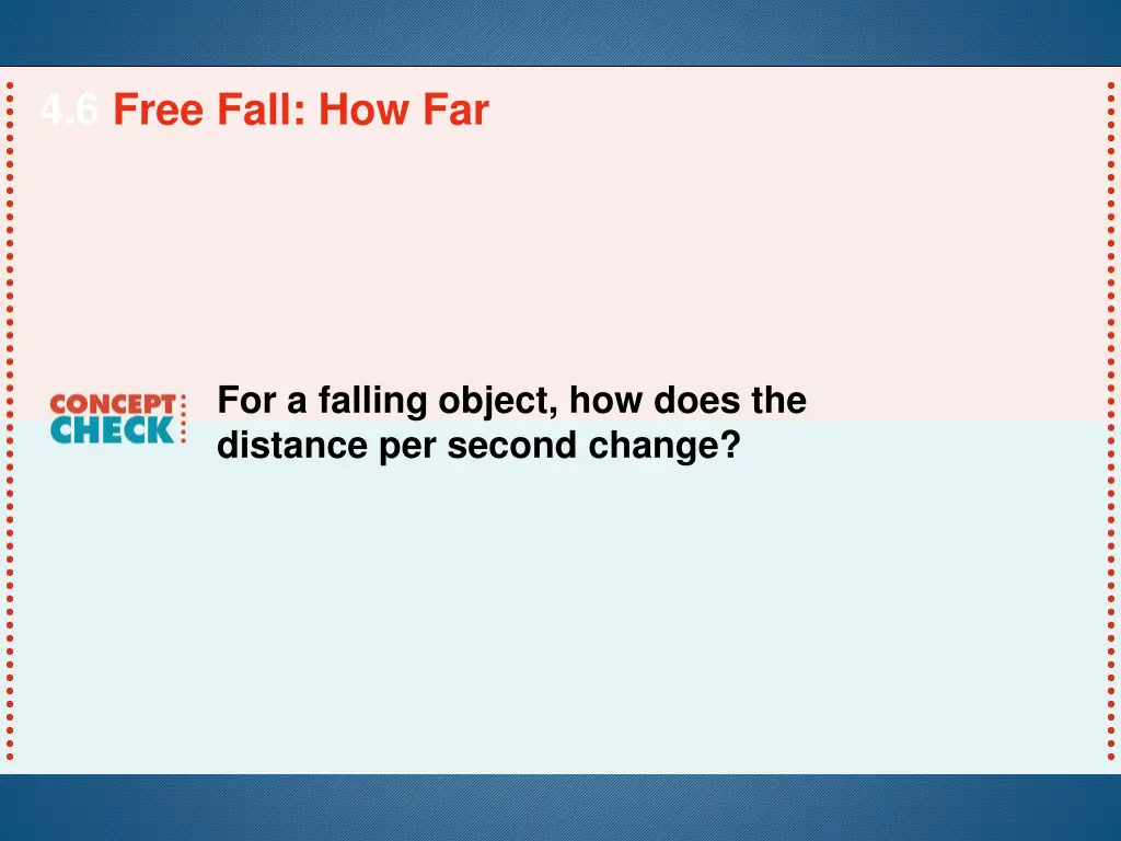 4 6 free fall how far 8