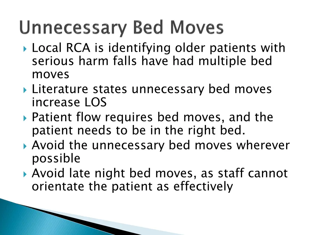 local rca is identifying older patients with