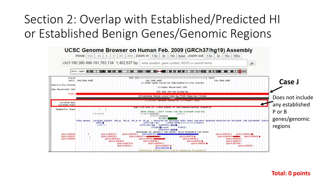 section 2 overlap with established predicted