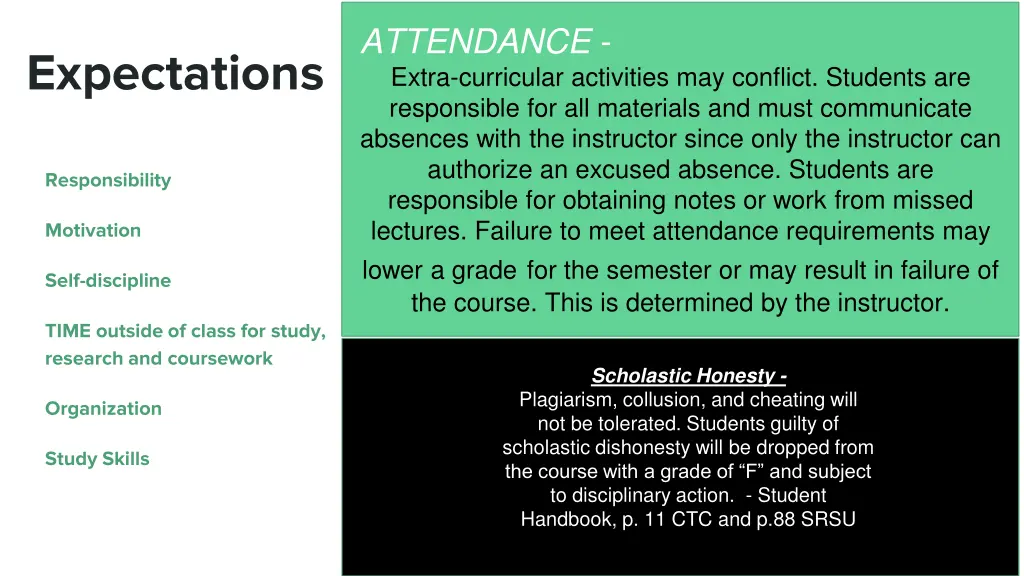 attendance extra curricular activities