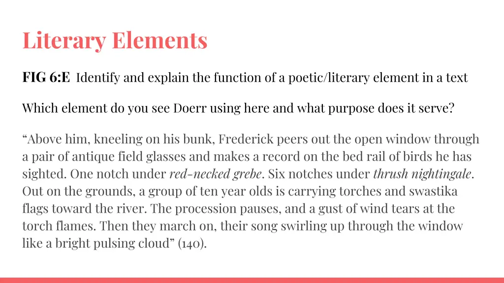 literary elements