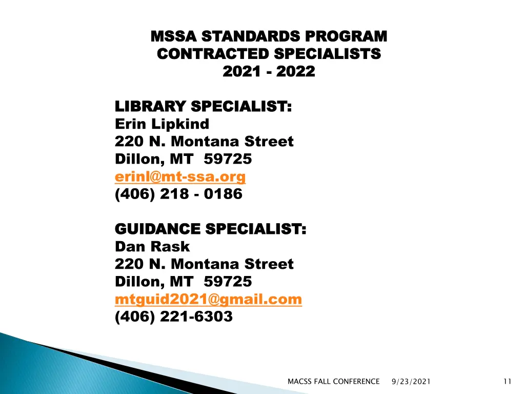 mssa standards program mssa standards program