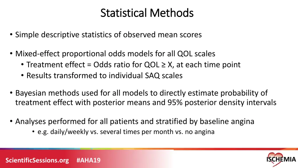 statistical methods statistical methods