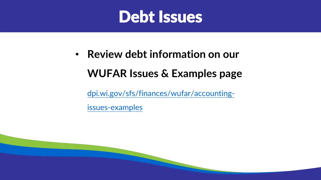 debt issues debt issues 1