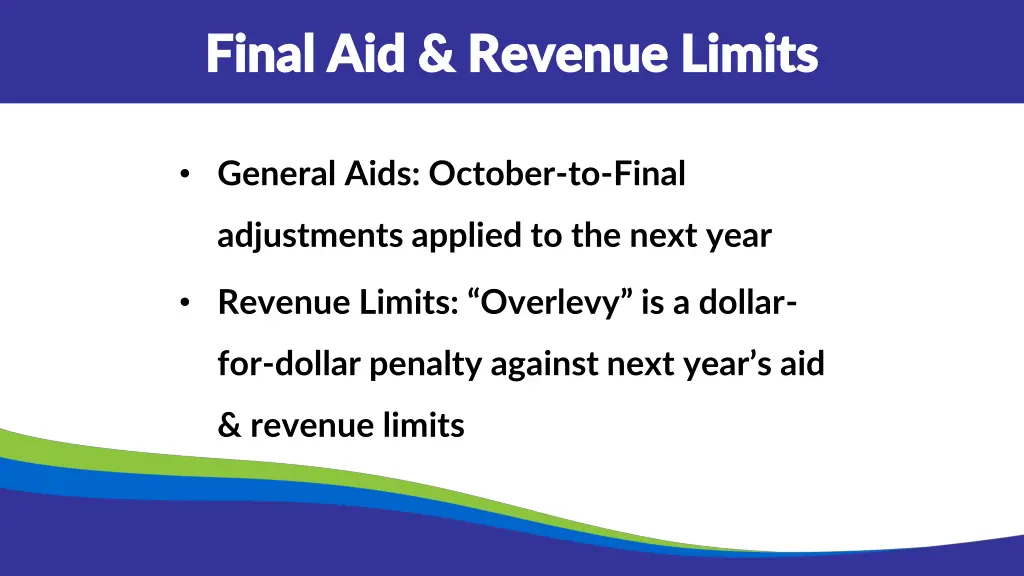 final aid revenue limits final aid revenue limits 1