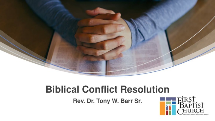 biblical conflict resolution