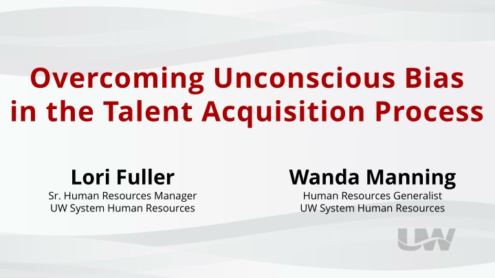 overcoming unconscious bias in the talent