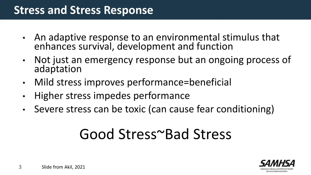 stress and stress response